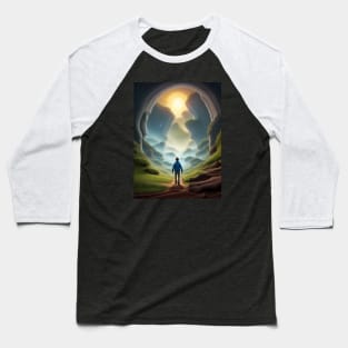 Between Mountains: Chasing the Sunset After the Tunnel Baseball T-Shirt